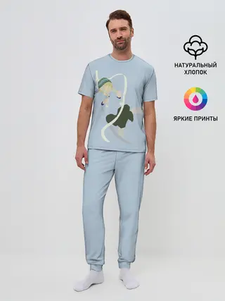 Мужская пижама с брюками / Yukine