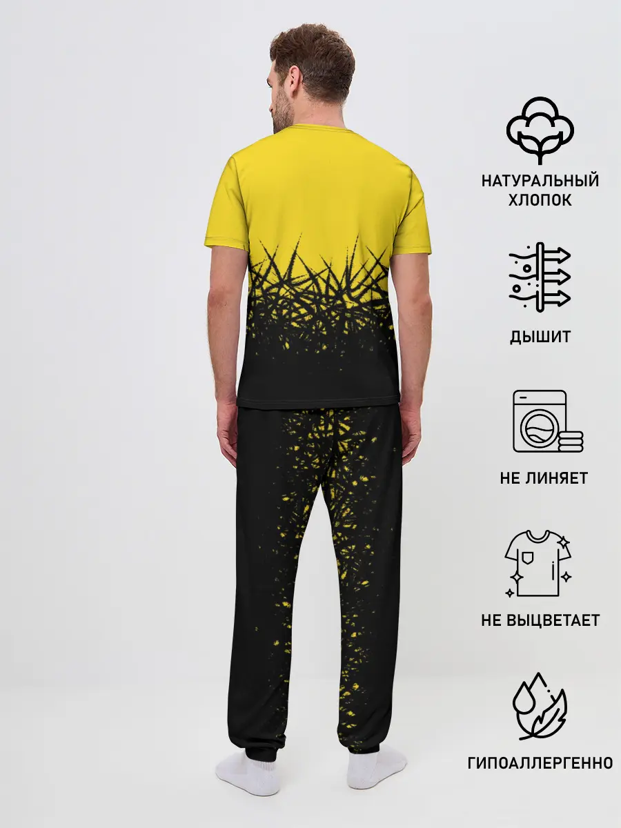 Мужская пижама с брюками / Киберпанк