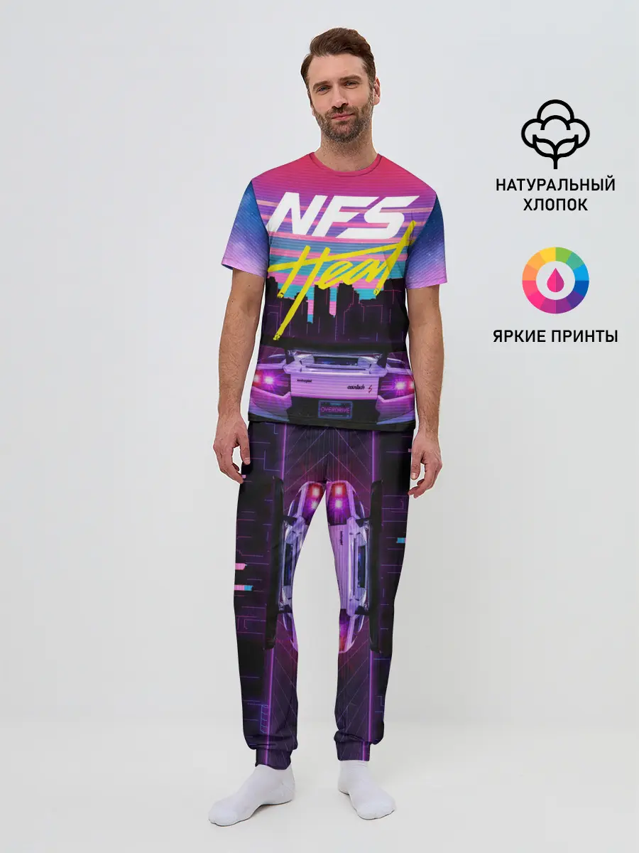 Мужская пижама с брюками / Need For Speed Heat
