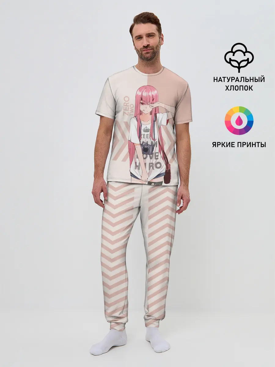 Мужская пижама с брюками / Darling in the Franxx Zero Two