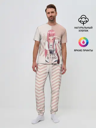 Мужская пижама с брюками / Darling in the Franxx Zero Two