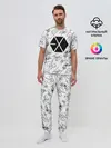 Мужская пижама с брюками / EXO BAND АВТОГРАФЫ