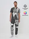 Мужская пижама с брюками / Зебра