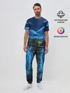 Мужская пижама с брюками / ЗИМНЯЯ НОЧЬ