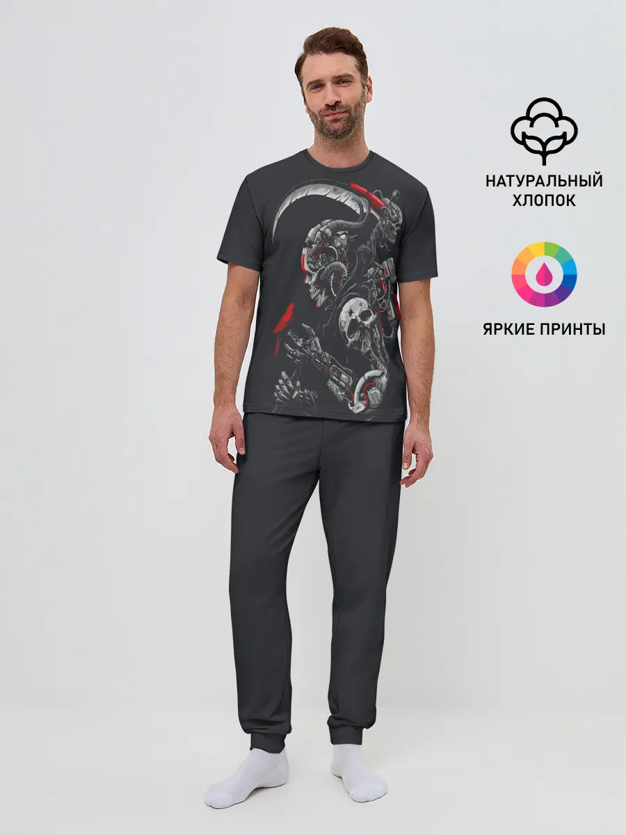 Мужская пижама с брюками / Cyberpunk