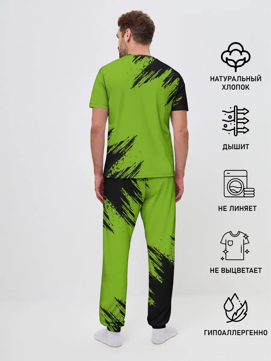 Мужская пижама с брюками / Plants vs. Zombies