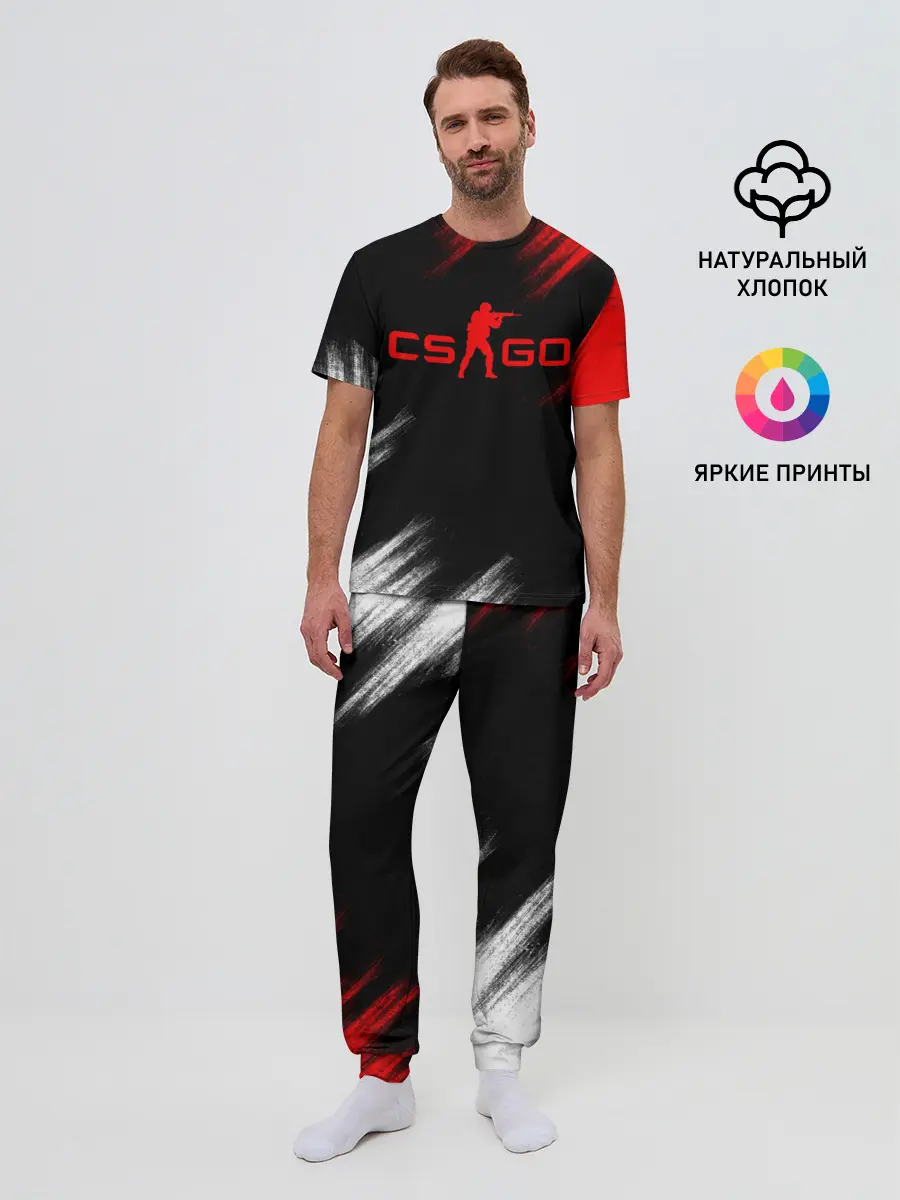 Мужская пижама с брюками / Counter Strike