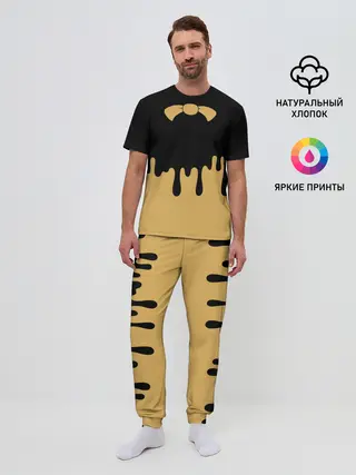 Мужская пижама с брюками / Bendy And The Ink Machine
