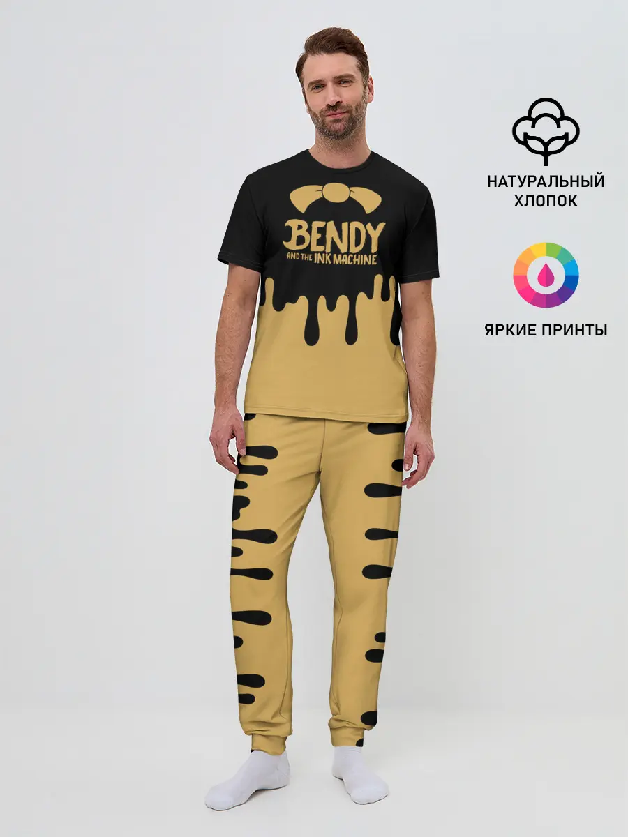 Мужская пижама с брюками / Bendy And The Ink Machine