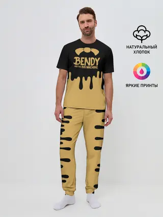Мужская пижама с брюками / Bendy And The Ink Machine