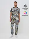Мужская пижама с брюками / BMW city
