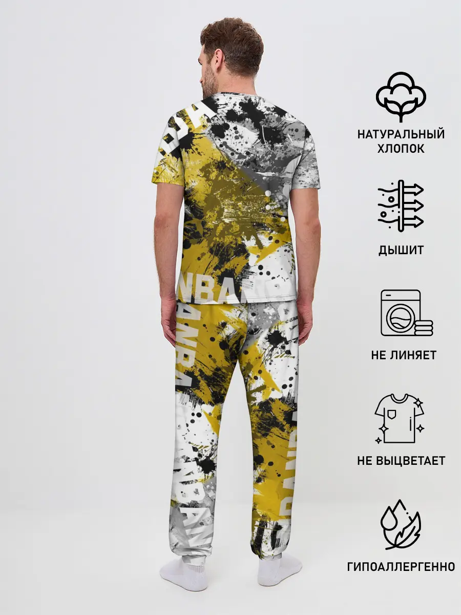 Мужская пижама с брюками / Голден Стэйт Уорриорз
