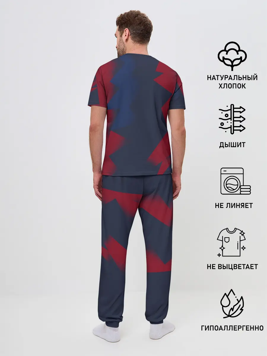 Мужская пижама с брюками / Barcelona PreMatch home