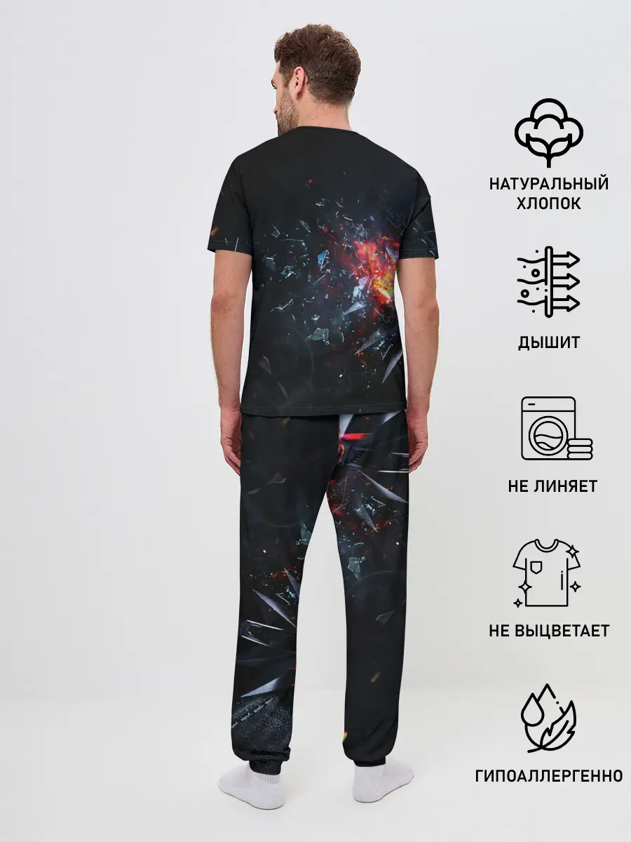 Мужская пижама с брюками / МЕДАЛЬОН ВЕДЬМАКА