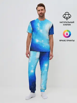 Мужская пижама с брюками / ЗВЕЗДНОЕ НЕБО