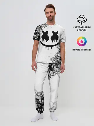 Мужская пижама с брюками / Marshmello