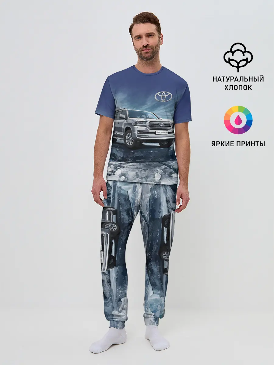 Мужская пижама с брюками / Land Cruiser 200