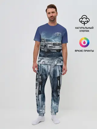Мужская пижама с брюками / Land Cruiser 200