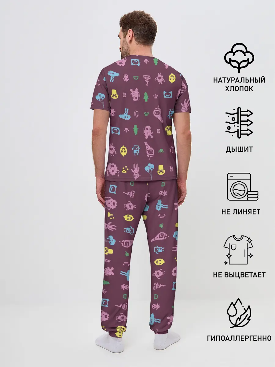 Мужская пижама с брюками / Время приключений Лимонохват