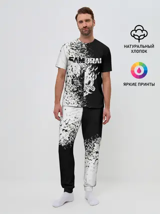 Мужская пижама с брюками / Cyberpunk 2077 | Samurai.