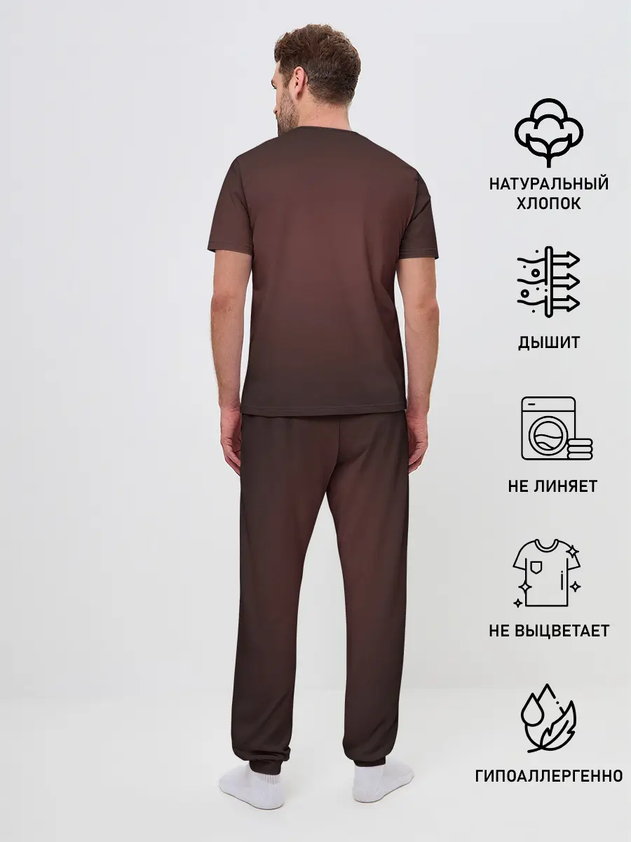 Мужская пижама с брюками / Азирафель и Кроули