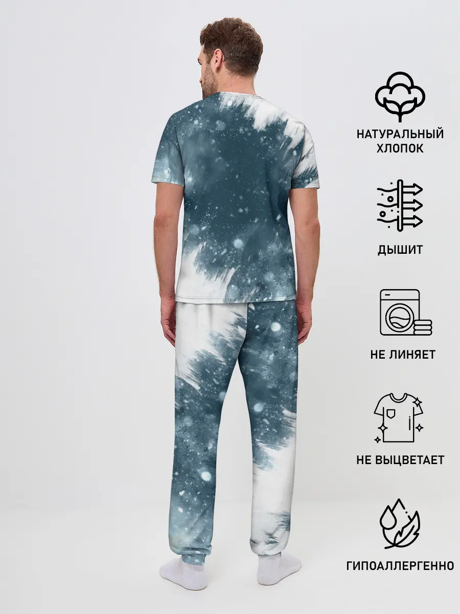 Мужская пижама с брюками / PUBG BW