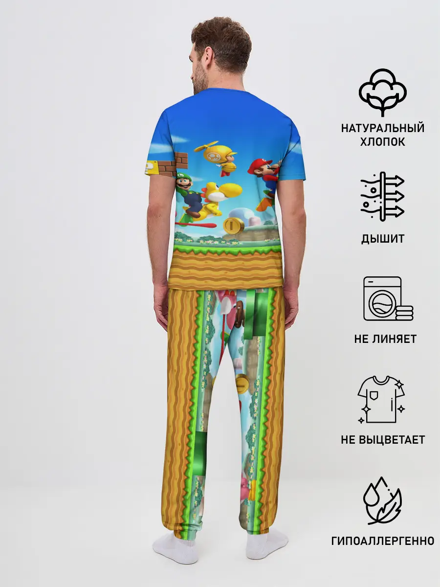 Мужская пижама с брюками / Марио