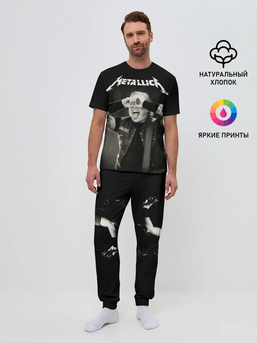 Мужская пижама с брюками / Metallica