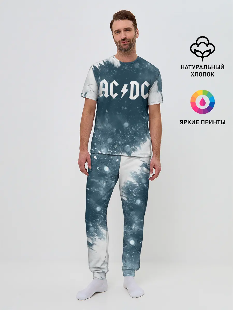 Мужская пижама с брюками / AC/DC
