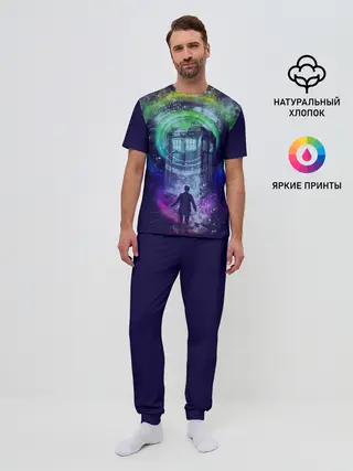 Мужская пижама с брюками / Доктор Кто