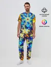 Мужская пижама с брюками / ИЛЛЮЗИЯ ФРАКТАЛОВ