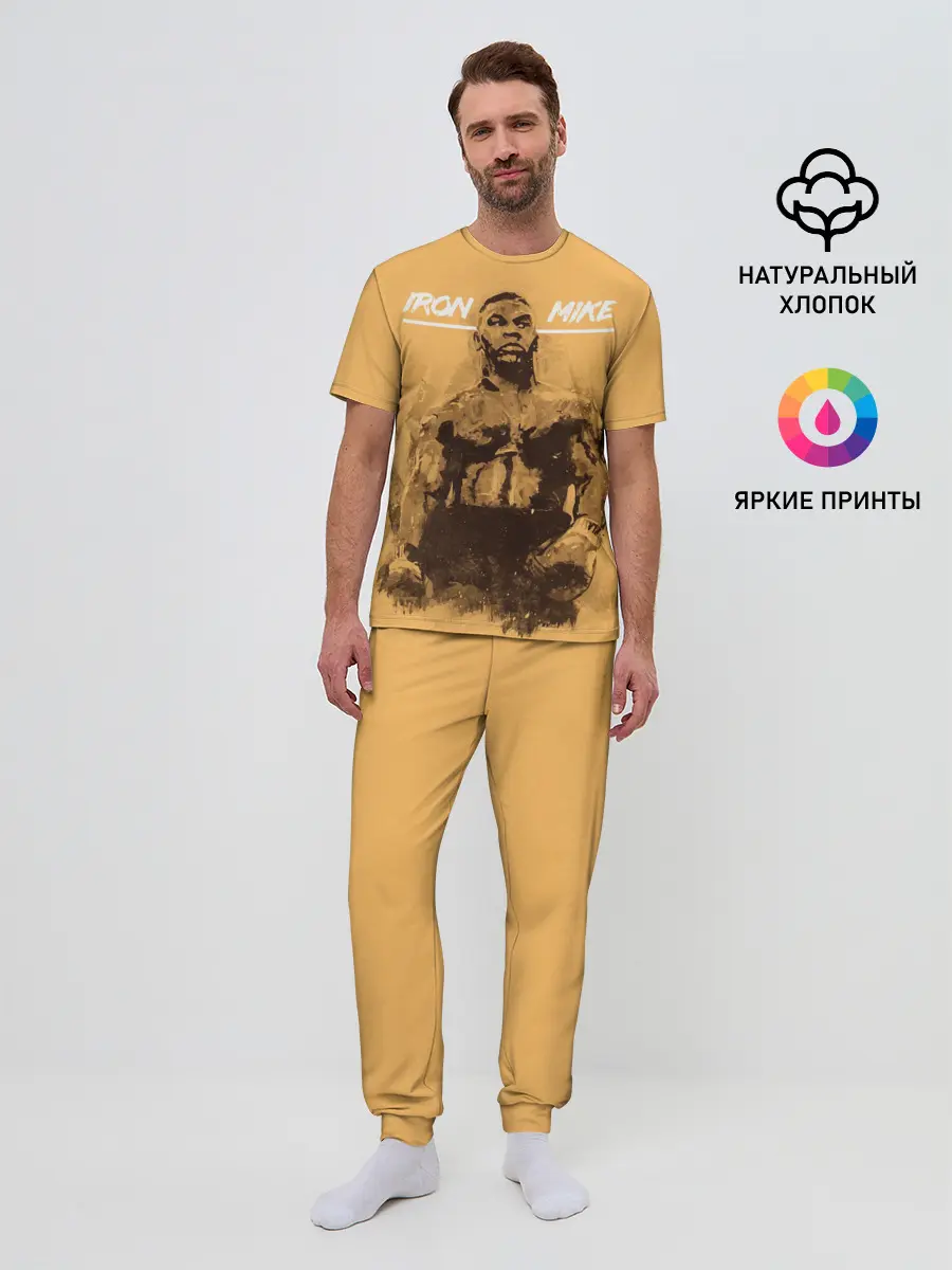 Мужская пижама с брюками / Iron Mike