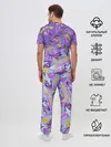 Мужская пижама с брюками / Абстракция