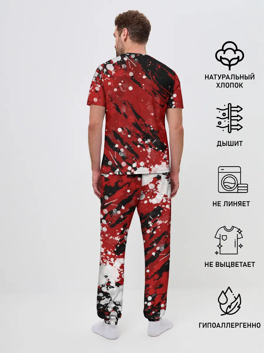 Мужская пижама с брюками / Minecraft / Майнкрафт