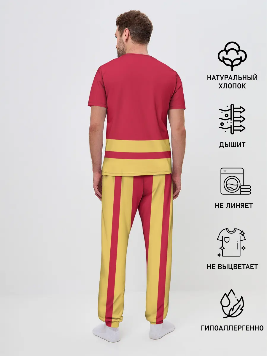 Мужская пижама с брюками / Калгари Флэймз