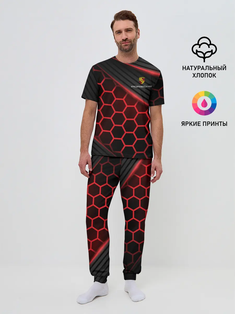 Мужская пижама с брюками / PORSCHE | ПОРШЕ