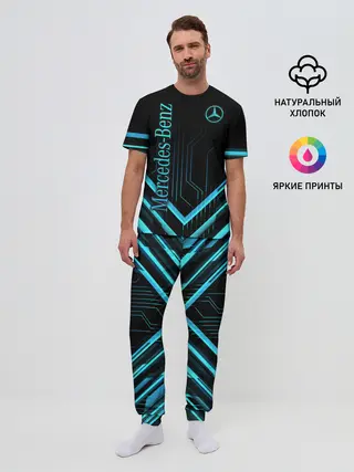 Мужская пижама с брюками / Mercedes-Benz