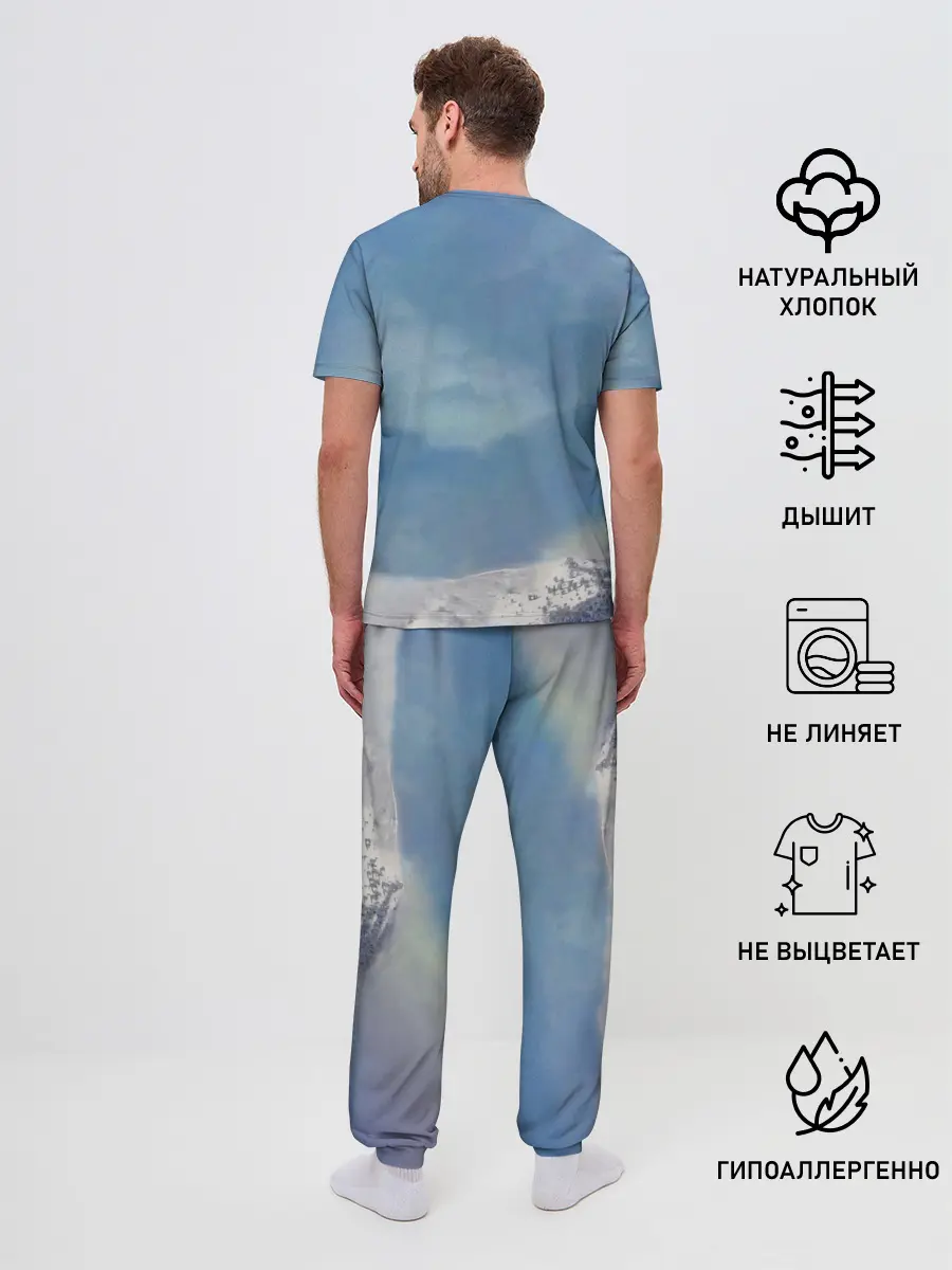 Мужская пижама с брюками / Грозовой Котик