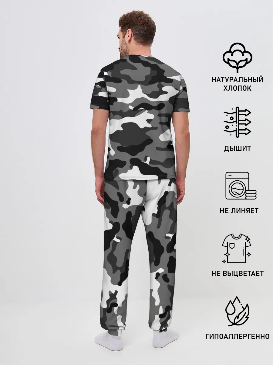 Мужская пижама с брюками / ВДВ