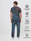 Мужская пижама с брюками / Арт
