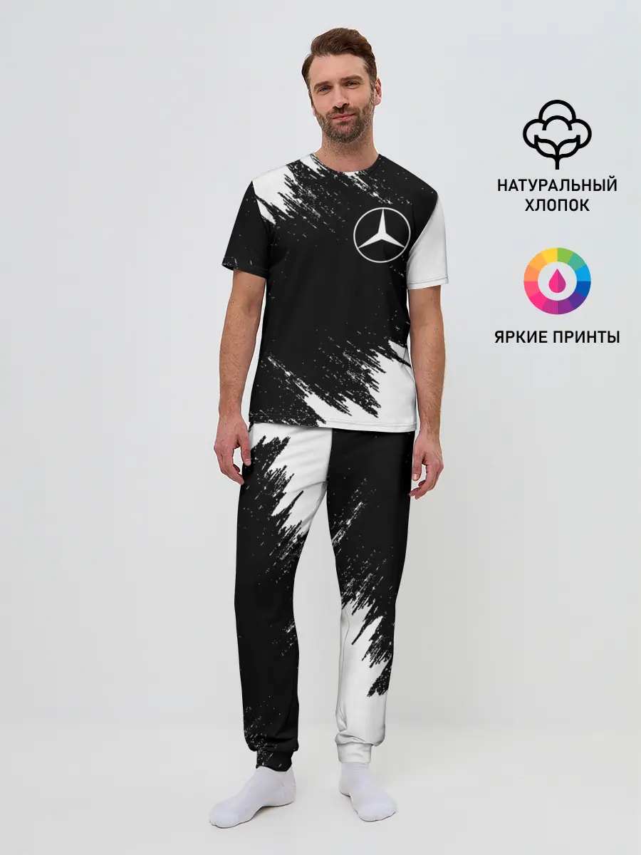 Мужская пижама с брюками / MERCEDES | МЕРСЕДЕС