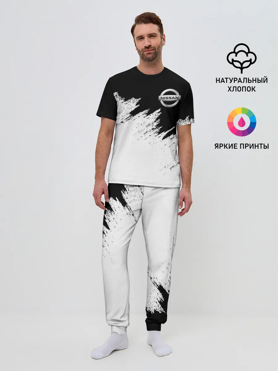 Мужская пижама с брюками / NISSAN | НИССАН