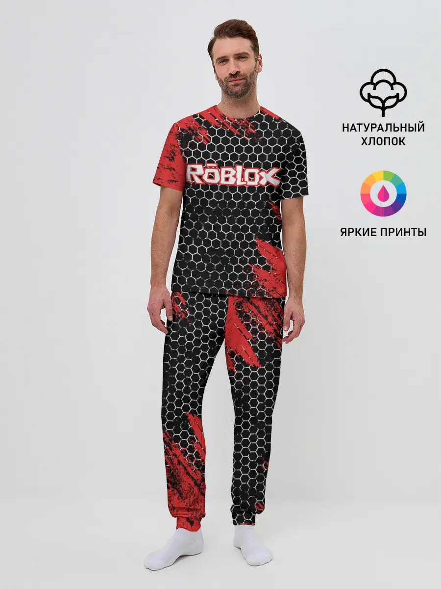 Мужская пижама с брюками / ROBLOX