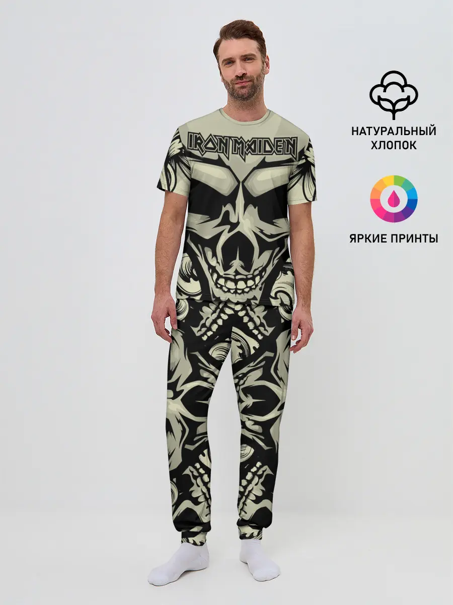 Мужская пижама с брюками / Iron Maiden
