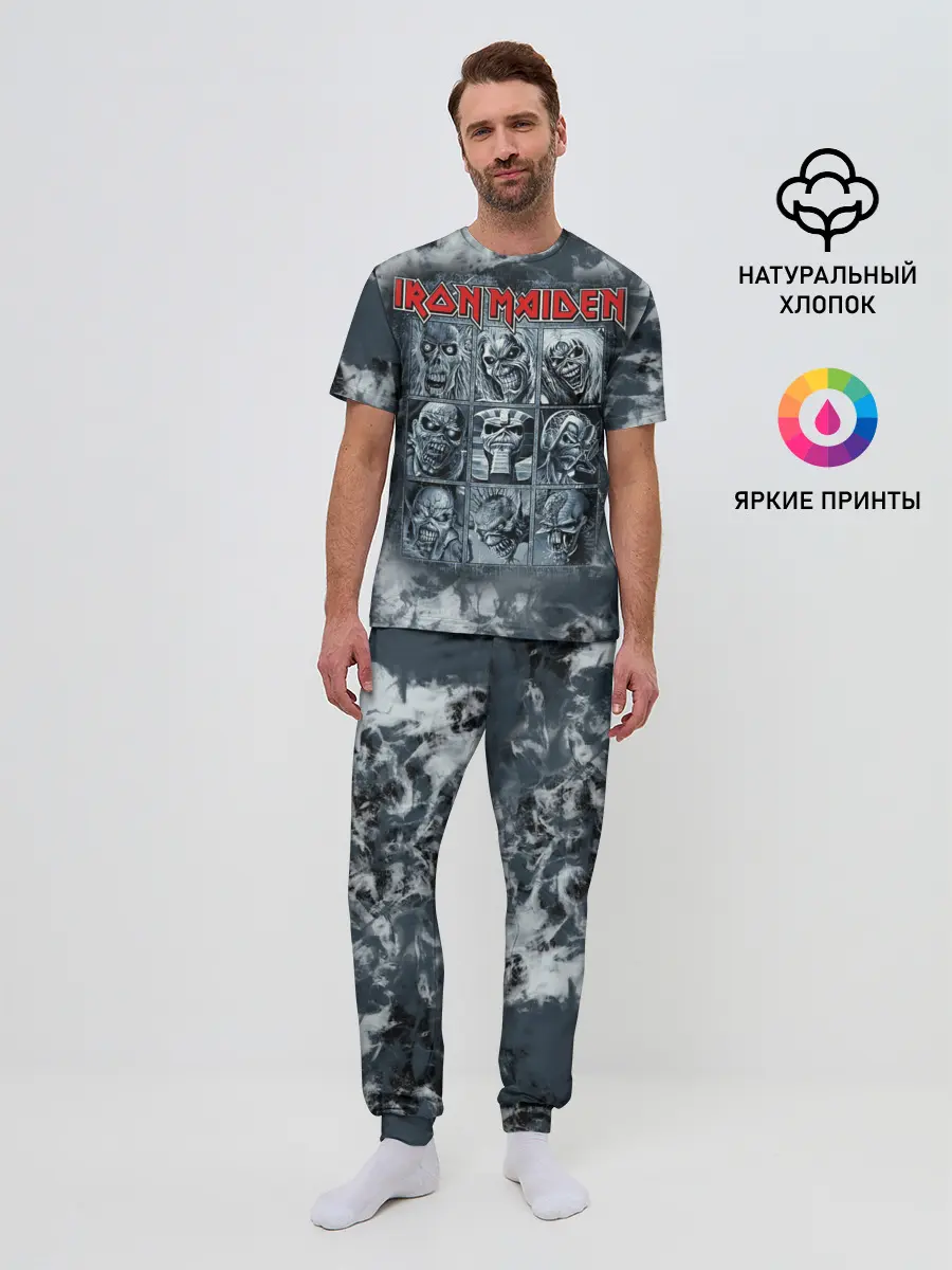 Мужская пижама с брюками / Iron Maiden