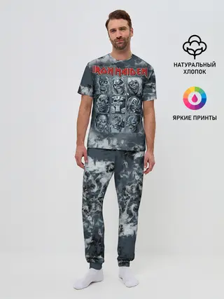 Мужская пижама с брюками / Iron Maiden