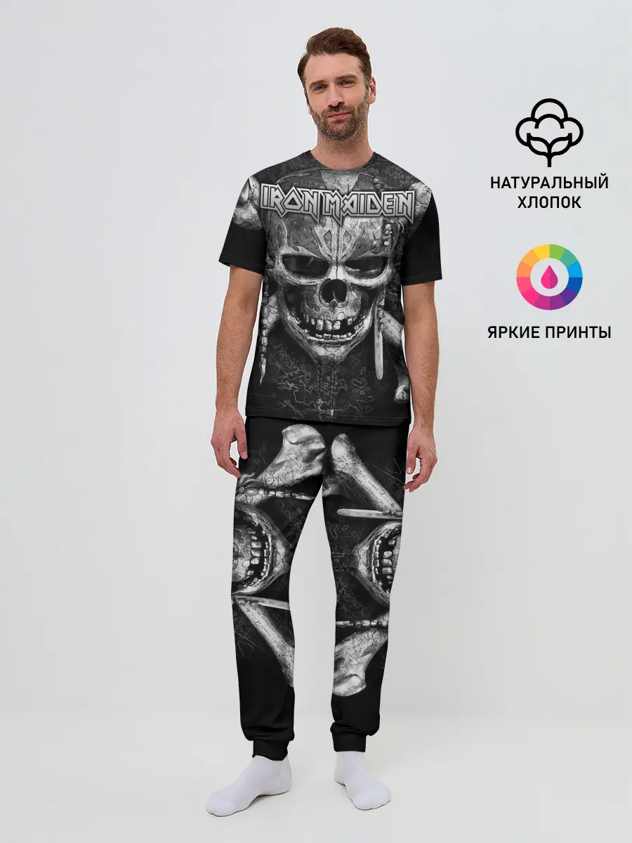Мужская пижама с брюками / IRON MAIDEN | АЙРОН МАЙДЕН