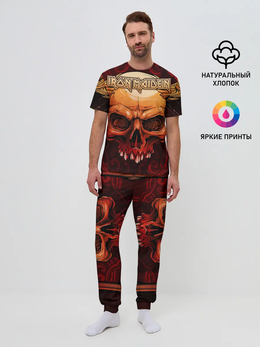 Мужская пижама с брюками / Iron Maiden