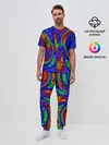 Мужская пижама с брюками / НЕОНОВЫЕ КРАСКИ