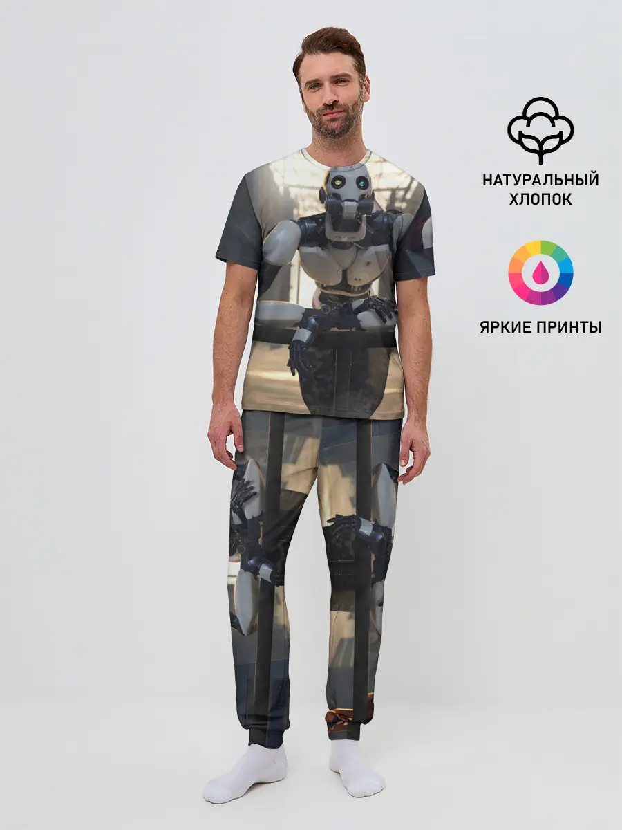 Мужская пижама с брюками / Любовь Смерть Роботы